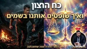 Split-thumbnail: left side shows a rugged man running through a fiery rocky landscape; right side a glowing golden scales against a colorful cosmic background with a man in a suit in a circular frame.